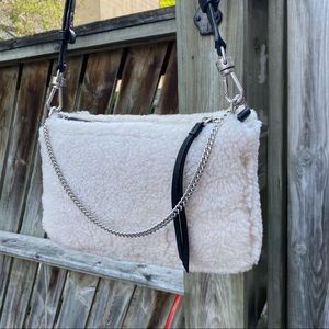 All Saints Eve Shearling Cross Body Bag